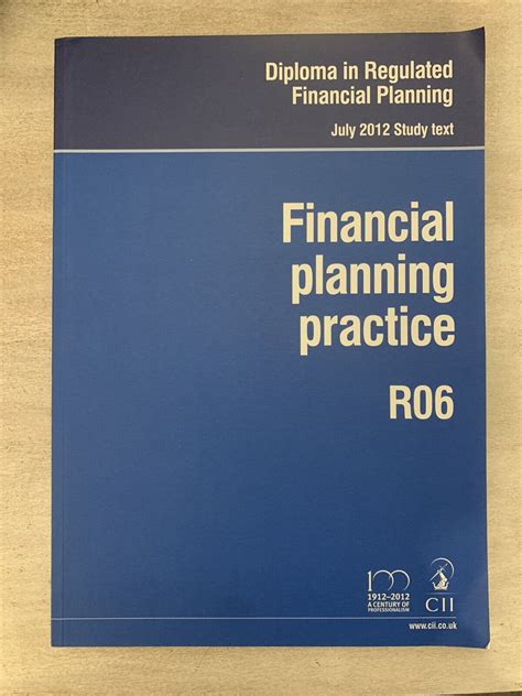 cii r06 exam dates|R06: Financial planning practicestudy text, 2022–23 edition.